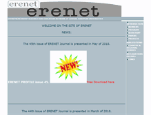 Tablet Screenshot of erenet.org